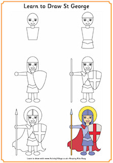Learn to Draw St George's Day