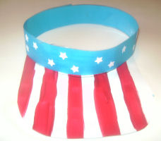 fourth of july sun visor