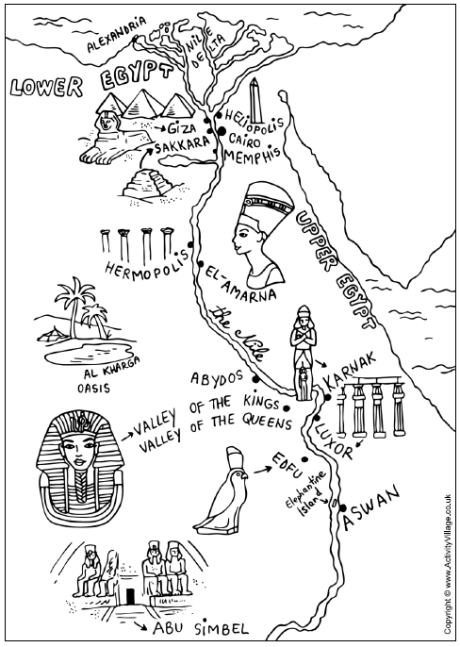 ancient egypt coloring pages printable - photo #21