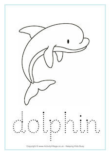 Animal Word Tracing Worksheets