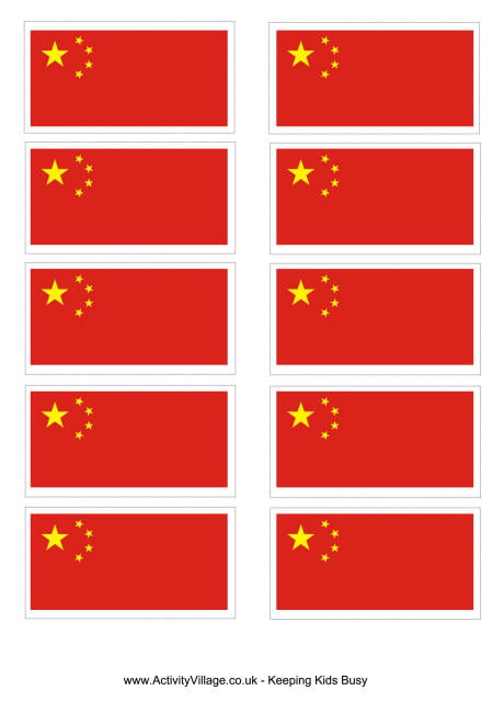 china-flag-printable