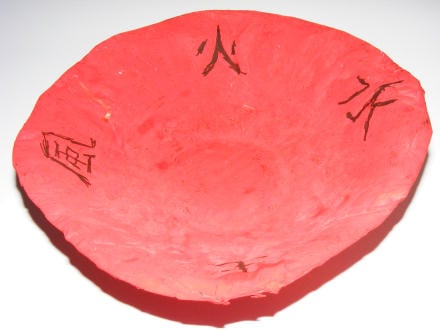 Chinese Bowl craft for kids, papier mache Chinese bowl