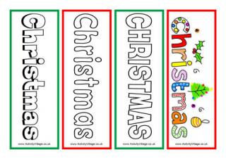 Christmas Bookmarks