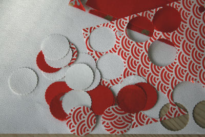 Christmas dotty garland 1