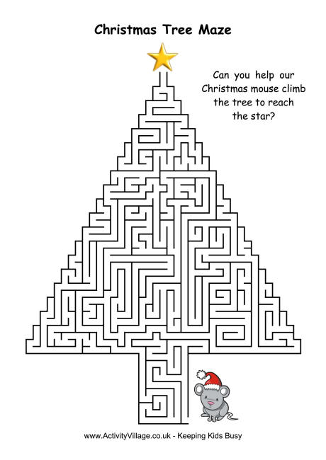 Christmas tree maze 2
