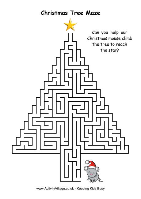 Christmas tree maze 3