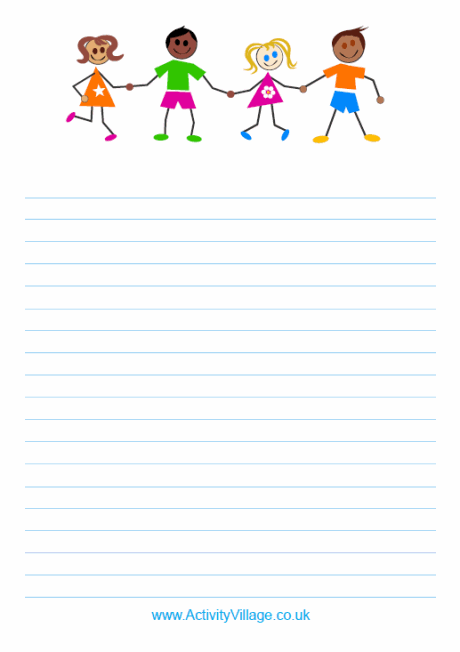 Lined Paper for Kids | Printable Writing Templates