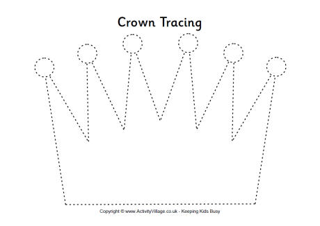 Template To Trace Of A Tiara