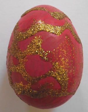 Faberge egg 1 - children's craft