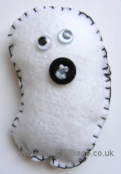 Felt toy ghost