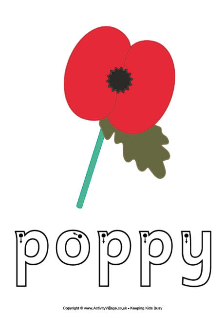 activity village poppy coloring pages - photo #33