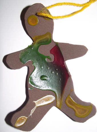 Foam gingerbread man 3