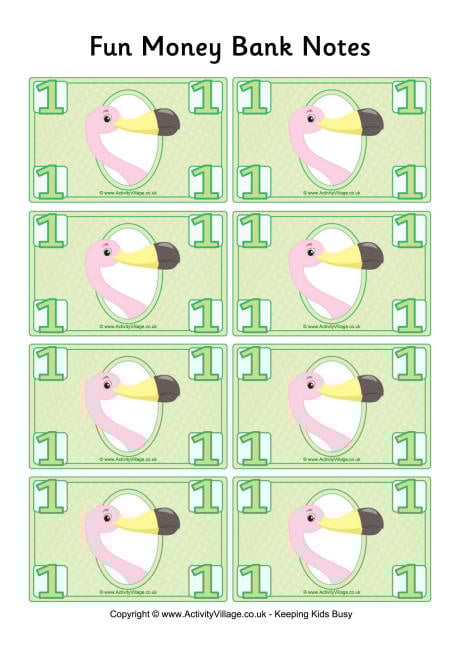 Fun Money Banknotes 1