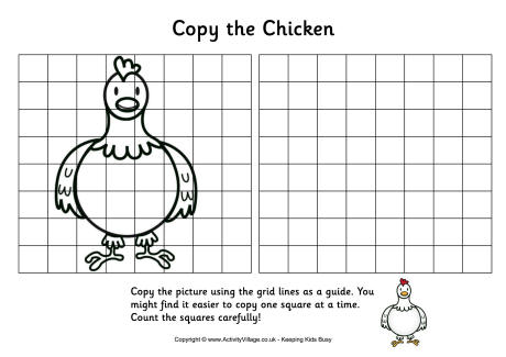 Grid copy chicken