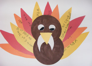 I Am Thankful Turkey