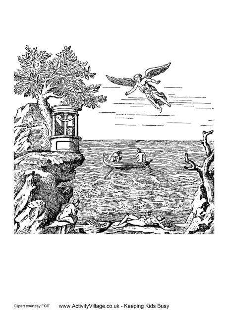 icarus coloring pages - photo #36