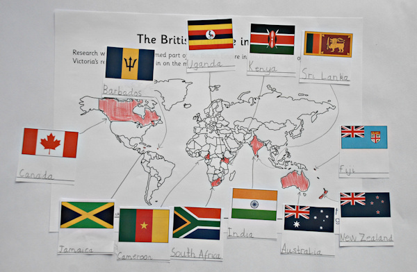 Finished British Empire map