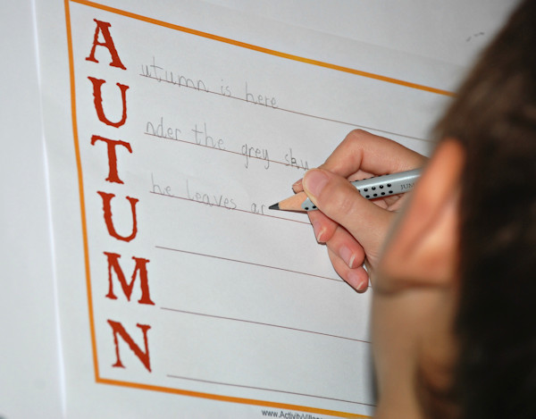 Writing an autumn poem