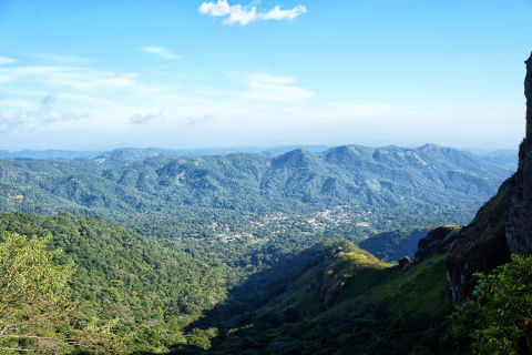Spectacular mountain scenery in El Salvador