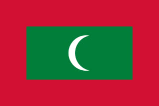 Maldives flag printable