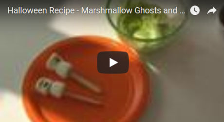 Marshmallow ghosts and ghouls - leaving Activity Village