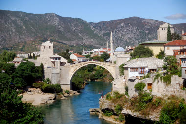 The Old City in Mostar, Bosnia and Herzegovina