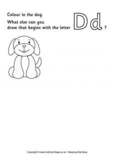 Imagination Alphabet Colouring Pages