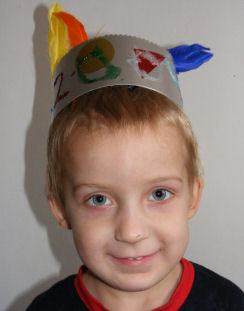 Jack's New Year Crown!