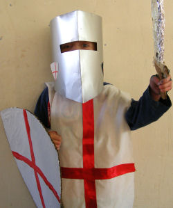 Knight's tabard with St George's Cross