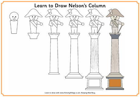 Learn to draw Nelson's Column