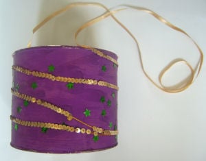 Marching Drum craft for Mardi Gras