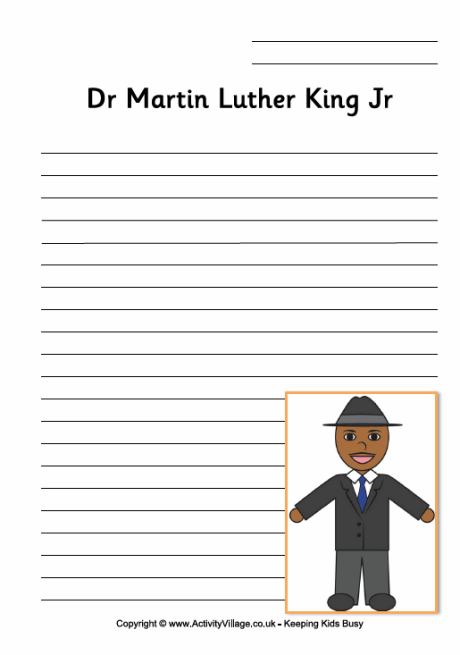 research paper on martin luther king
