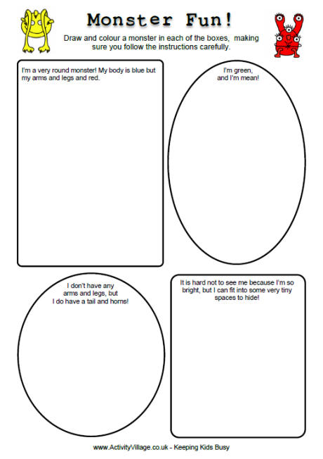 Fun Worksheets For Kids