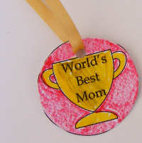 Mother's Day medal detail