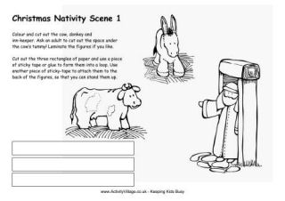 Nativity Scene Printables