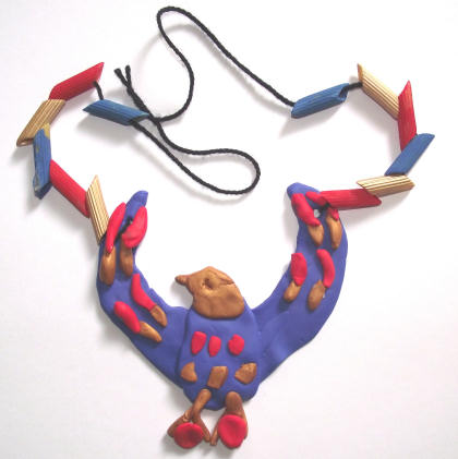 Nekhbet pendant craft by Sarah and Sam