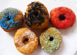 Olympic doughnuts, Olympic donuts