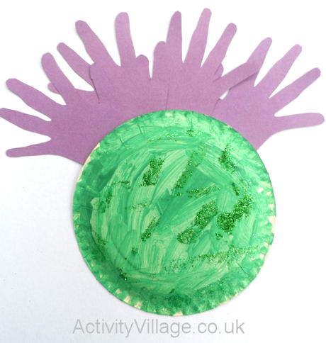 Paper Plate Thistle