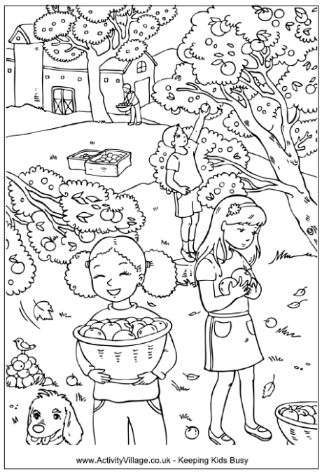 activity village spring coloring pages - photo #33