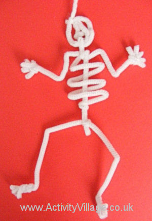 Pipe cleaner skeleton