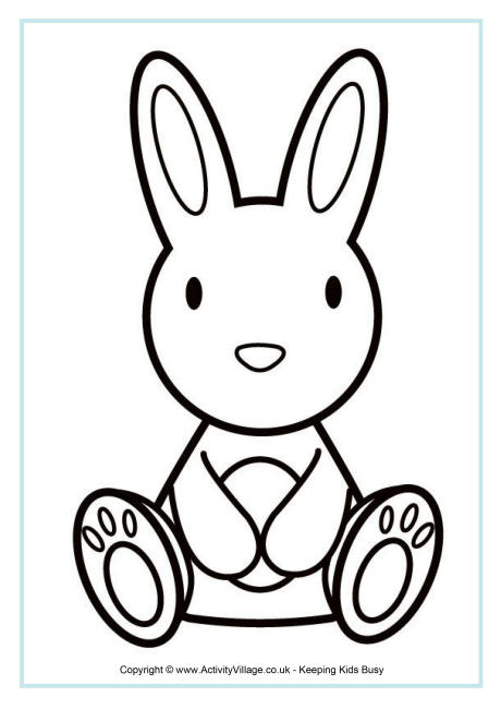 rabbit go home coloring pages - photo #35