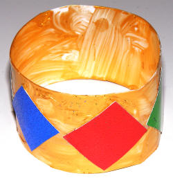 Sparkly paper bangle
