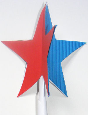 3D star wand, detail
