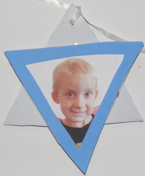 Star of David Photo Frame - Sam