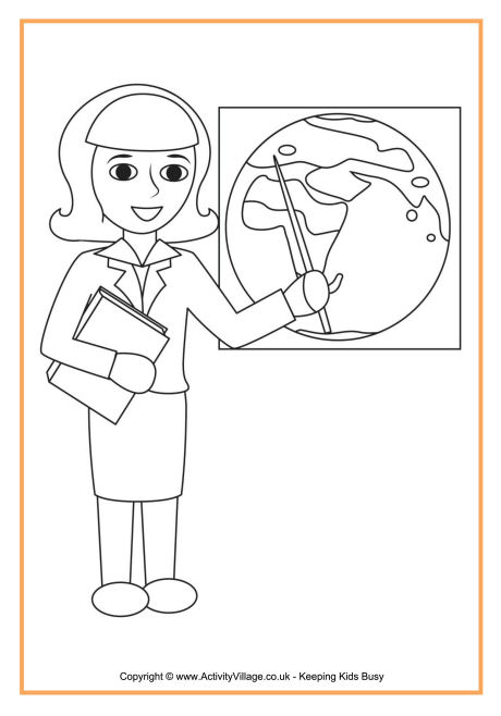teacher reading coloring pages letters - photo #16