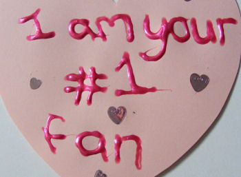 Valentine Fan detail