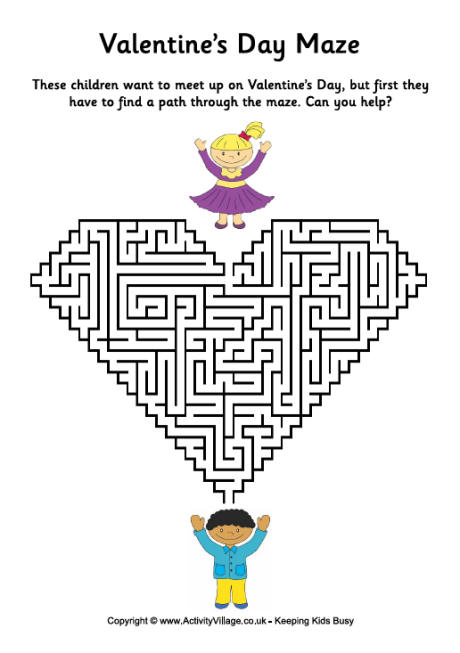 Valentines Day maze 2