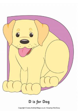 D Is For Dog Dog Printables