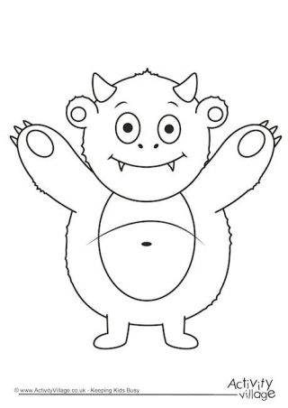 Monster Colouring Pages