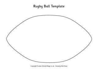 Rugby Player Writing Paper